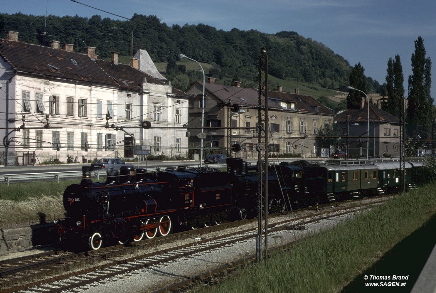 Dampflokomotiven bei Maribor