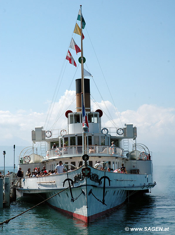 Dampfschiff "Montreux"