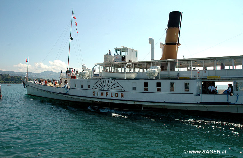 Dampfschiff "Simplon"