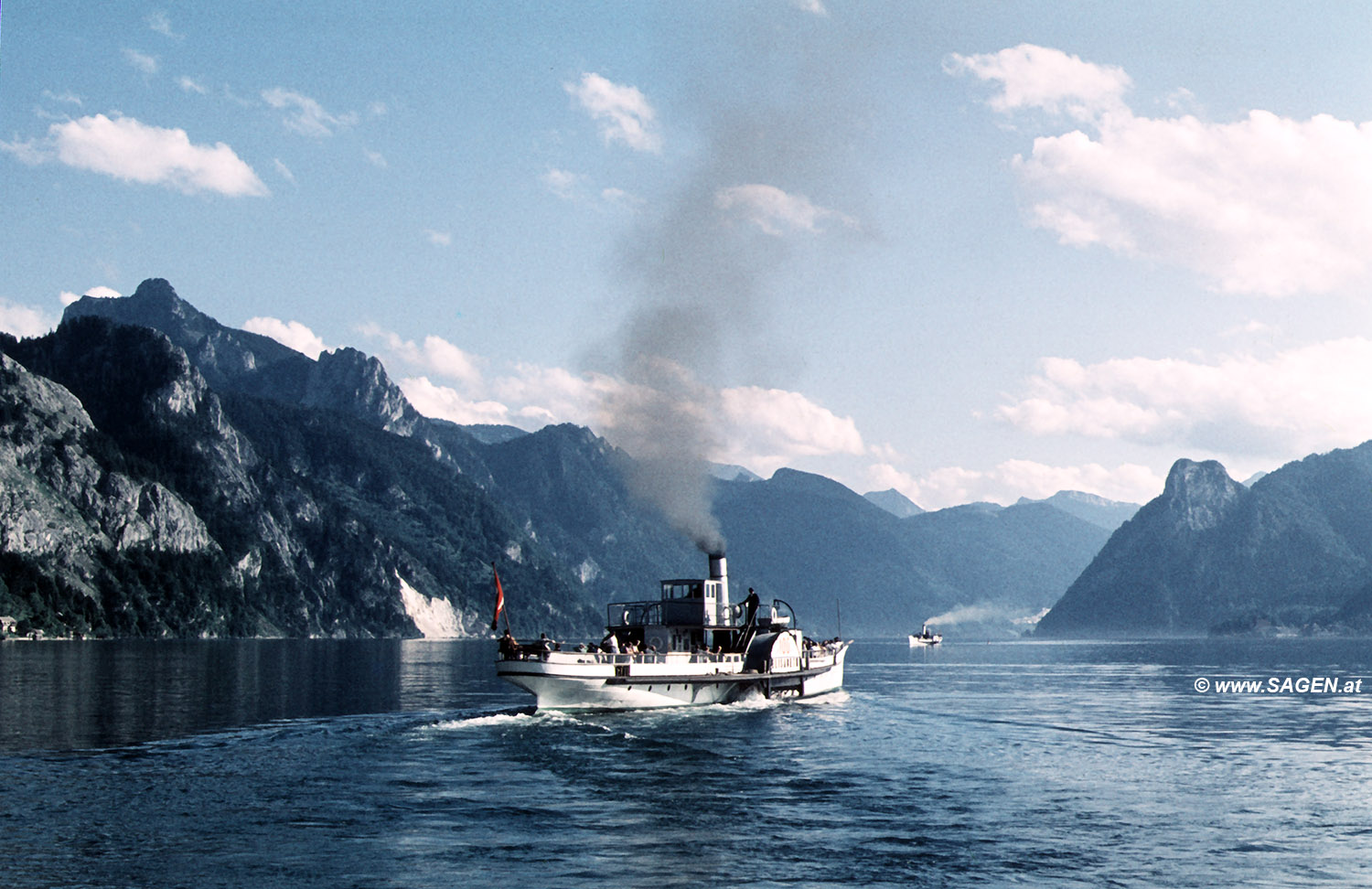 Dampfschiffe am Traunsee