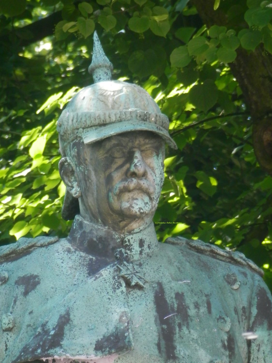 Das Bismarck Denkmal in Altona.