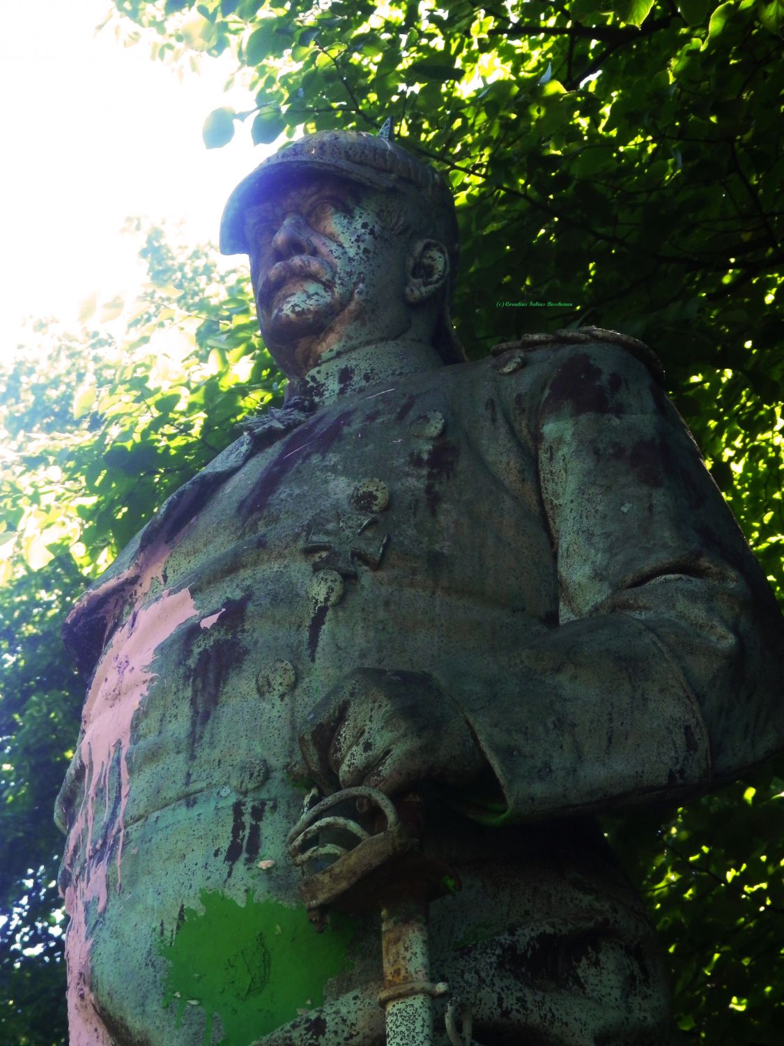 Das Bismarck Denkmal in Altona.