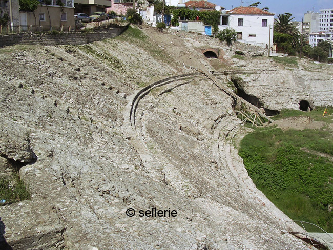 Das römische Amphitheater in Durres - Albanien