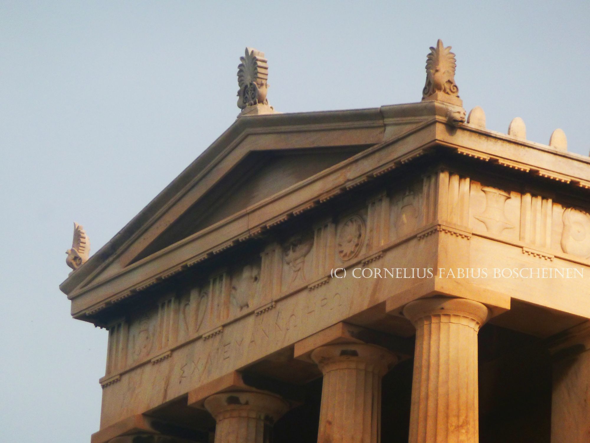 Das Schliemann Mausoleum in Athen. Erster Athener Friedhof.