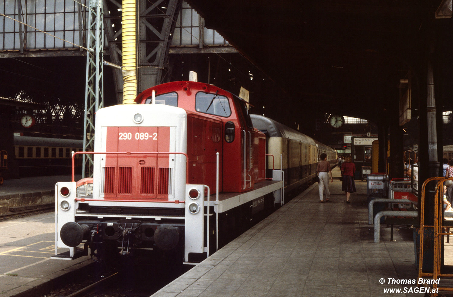 DB-Baureihe V 90, Diesellok 290089 Frankfurt Hauptbahnhof