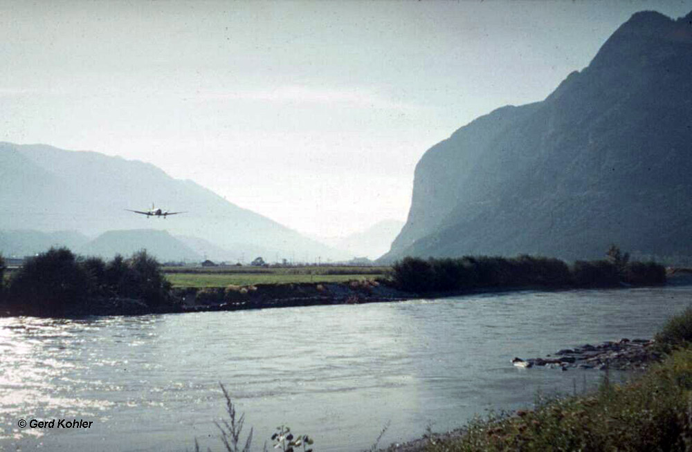 DC3 Landeanflug Innsbruck