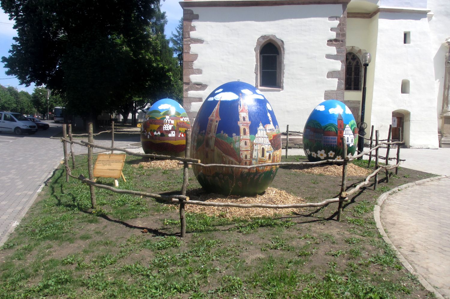 Dekoration Osterfeiertage, Bistritz