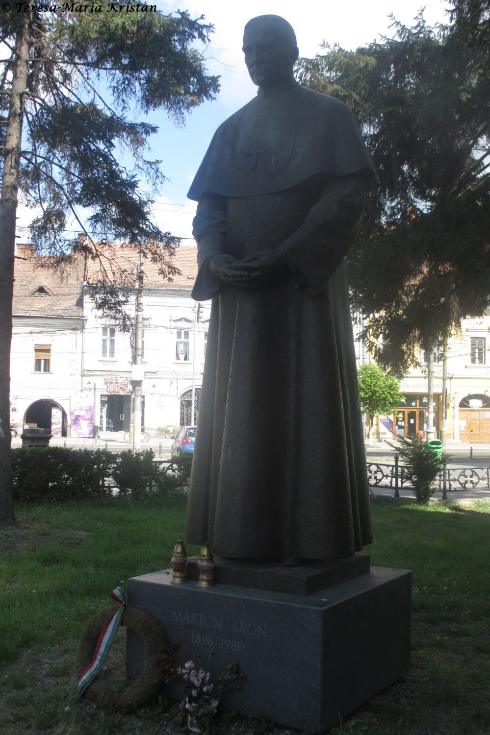 Denkmal Bischof Áron Márton /Cluj-Napoca