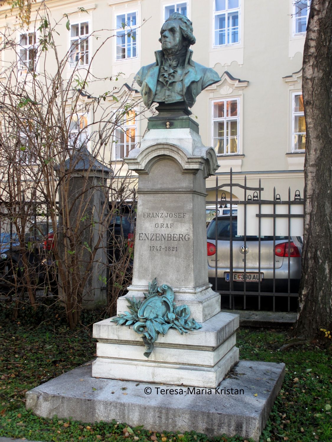 Denkmal des Reichsgrafen Franz Josef Enzenberg in Klagenfurt