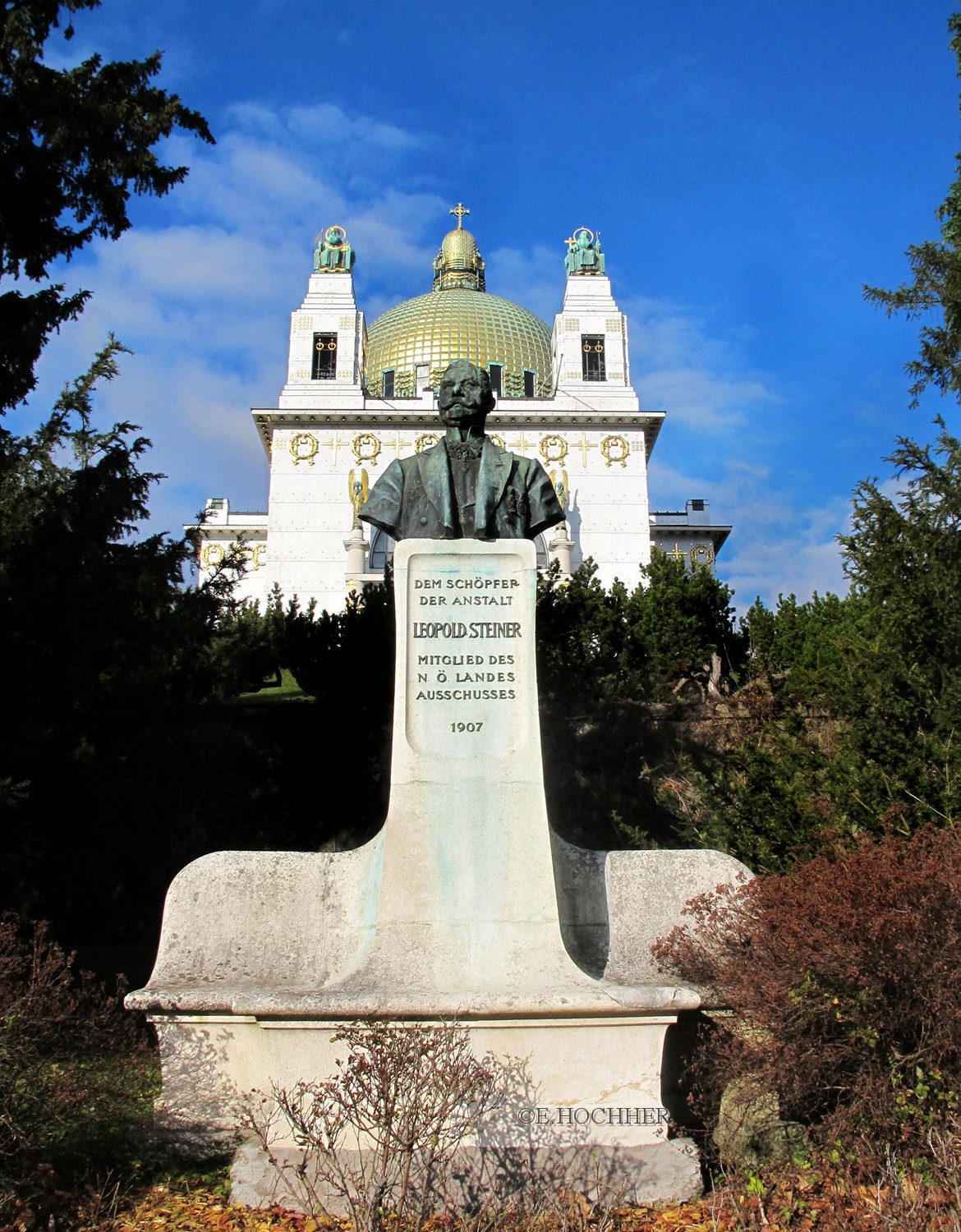 Denkmal Leopold Steiner, Otto-Wagner-Spital, Wien Penzing