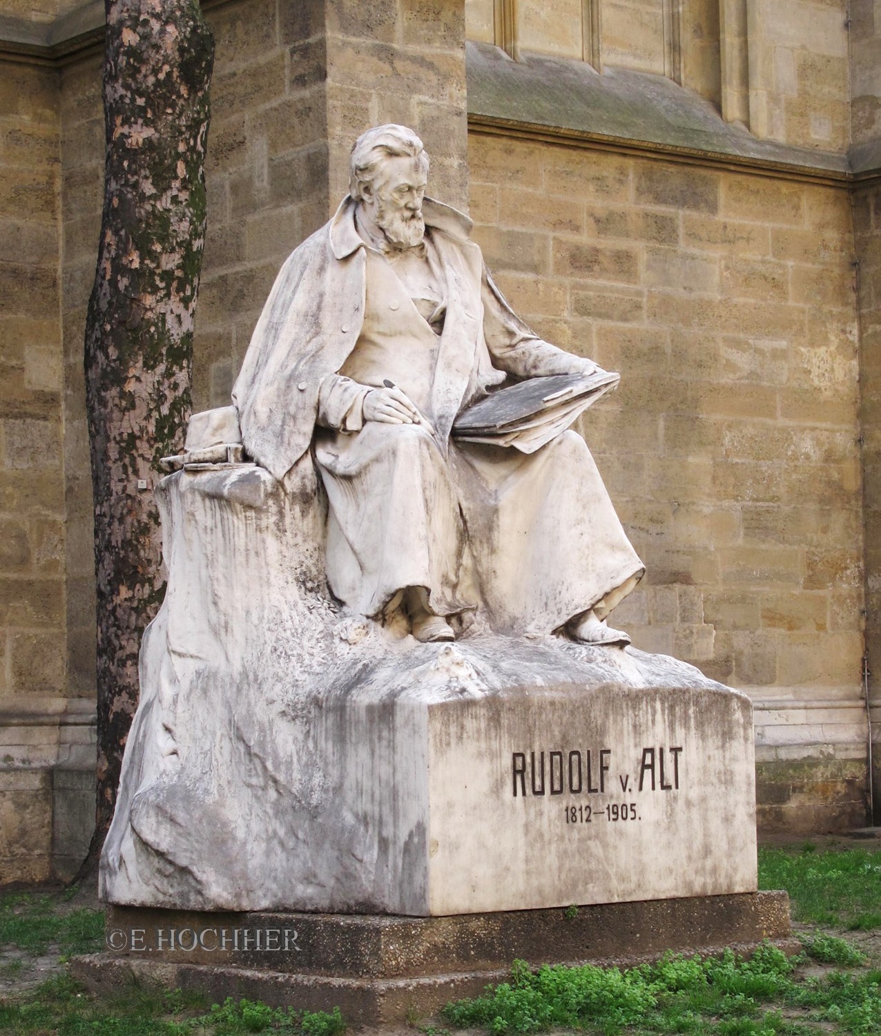 Denkmal Rudolf von Alt, Minoritenplatz