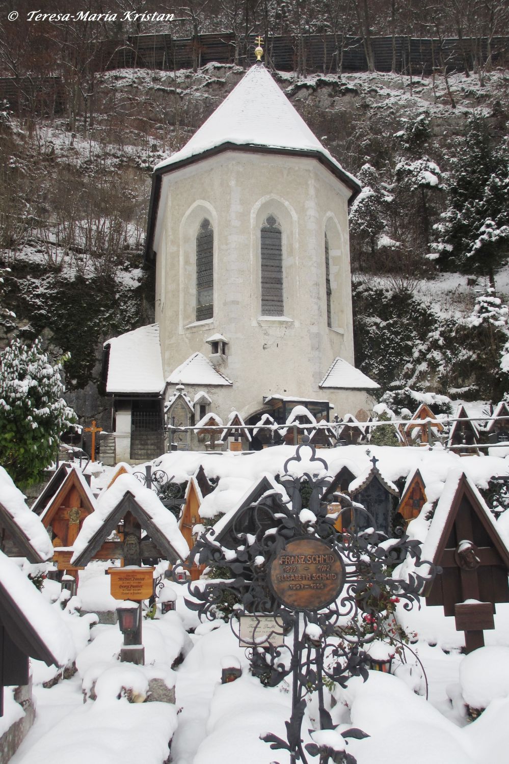 Der Karner von Hallstatt im Winter