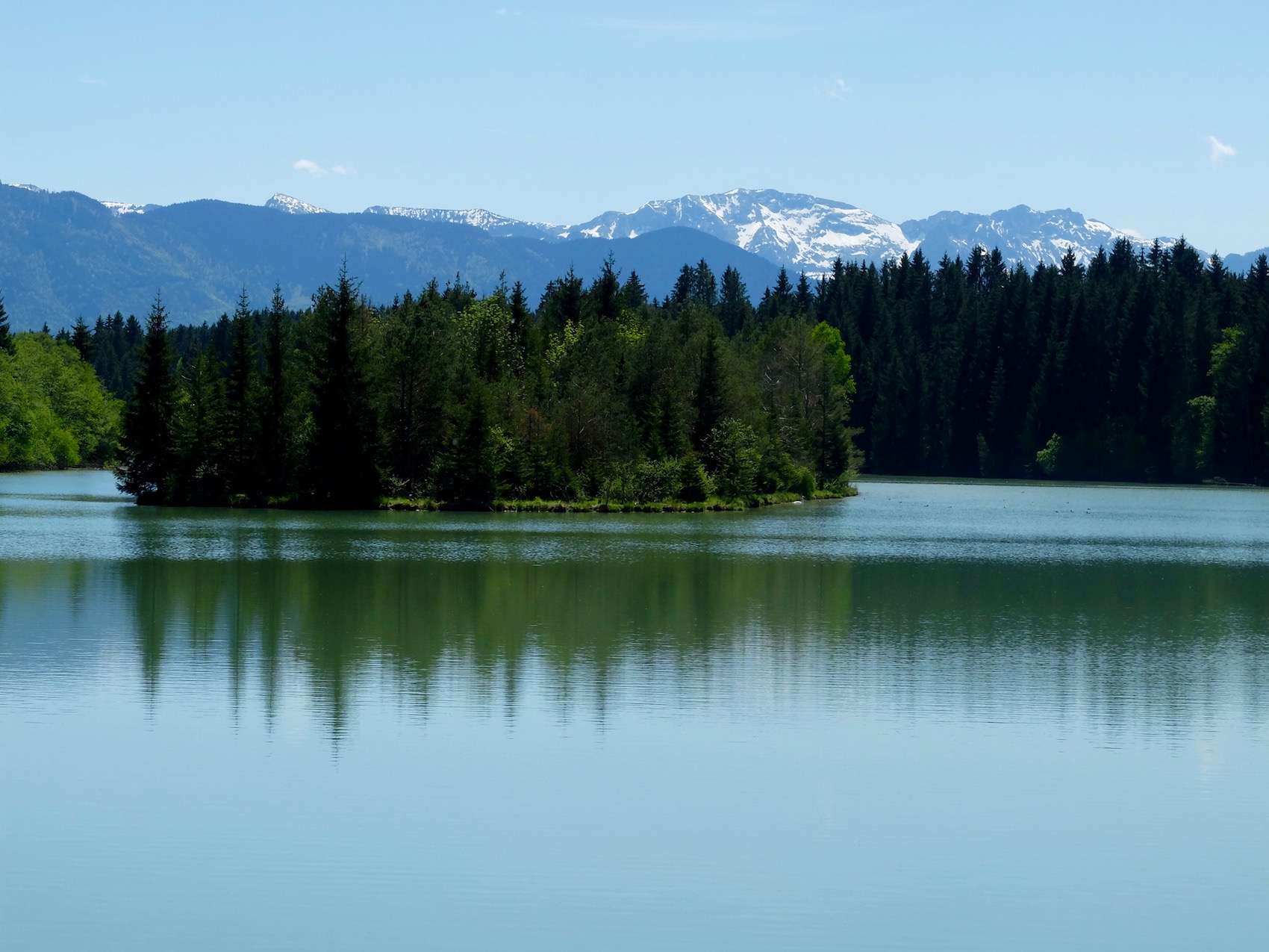 Der Lech-Stausee