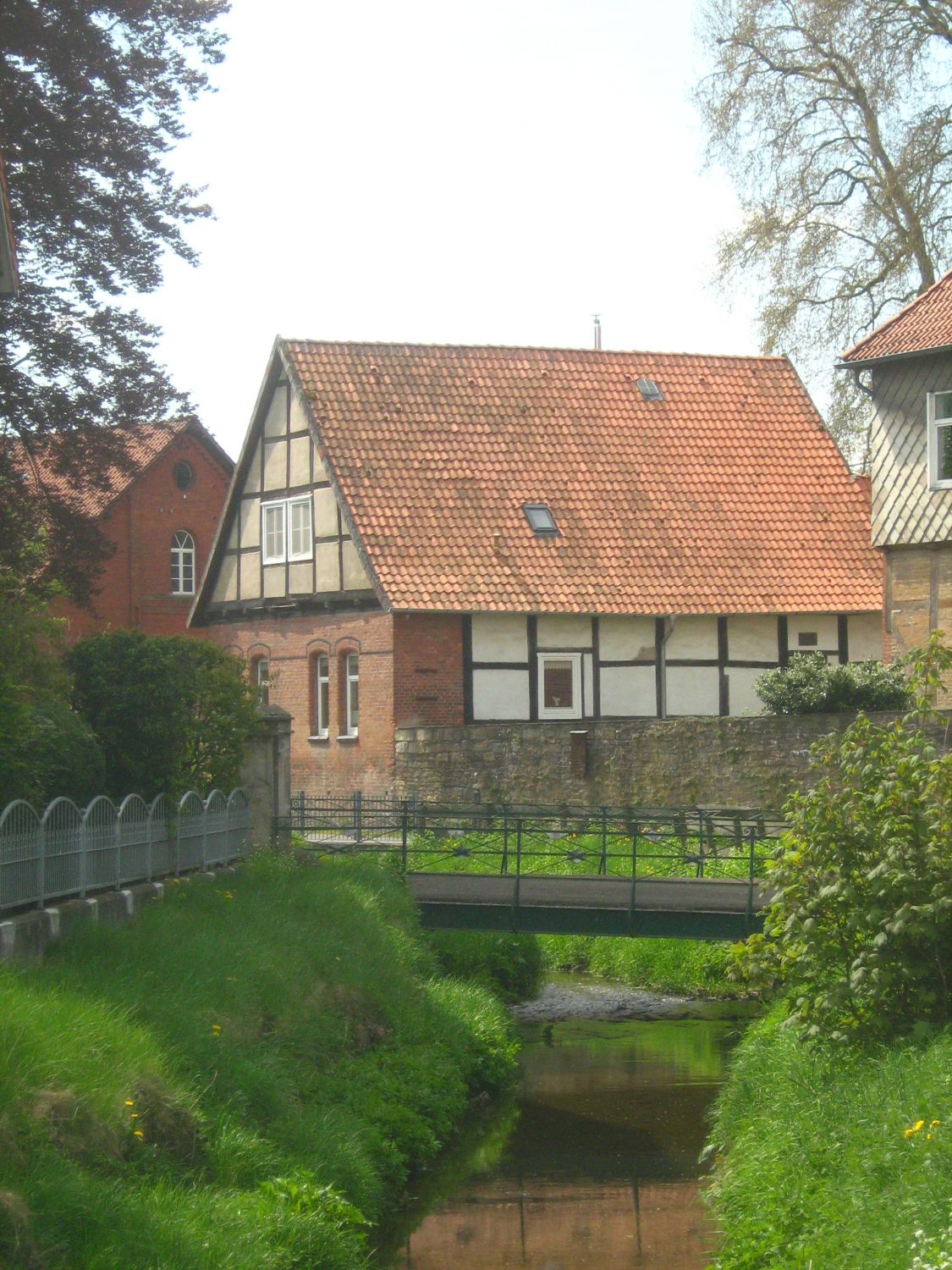 Der Nährenbach am Kloster Fischbeck