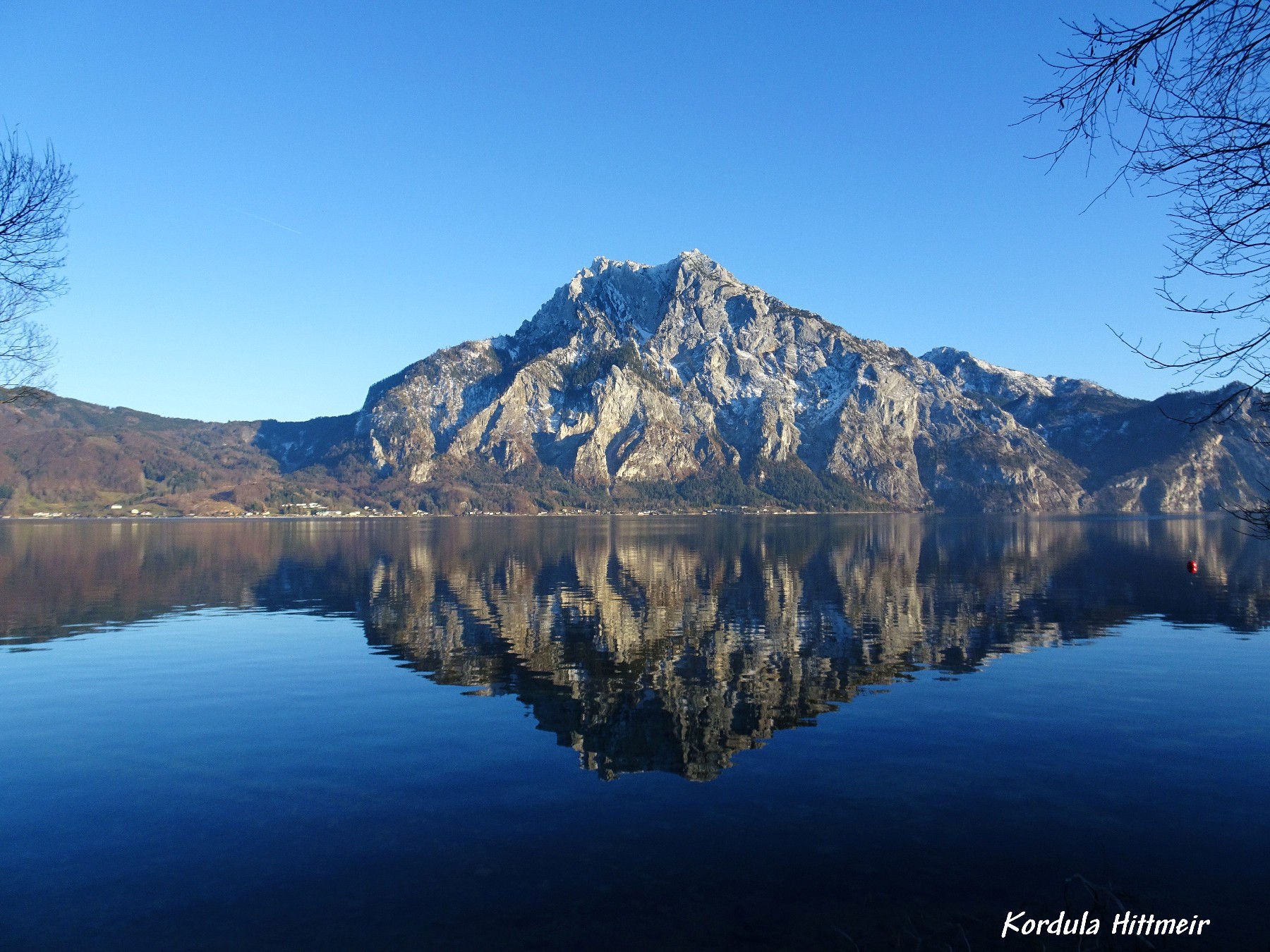 der Traunstein am Traunsee