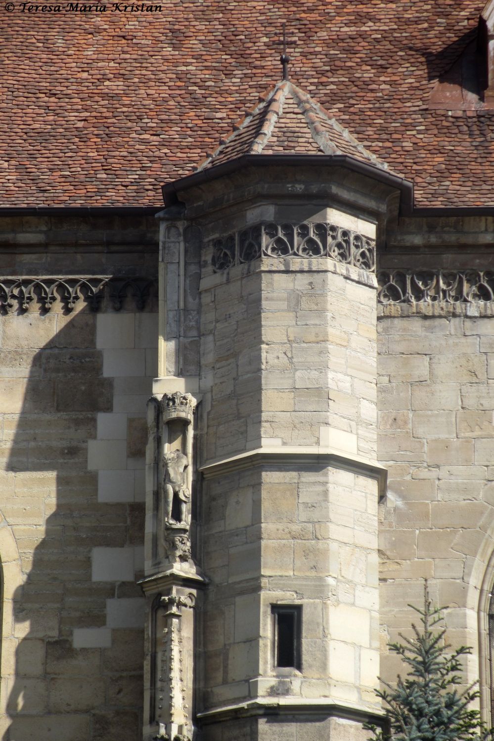 Detail Außenfassade Klausenburger Michaelskirche/ Cluj- Napoca