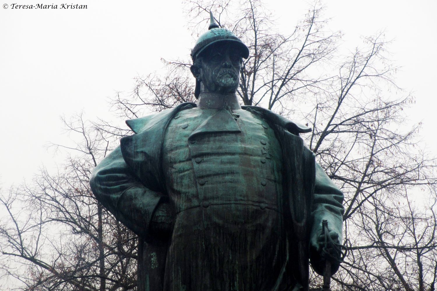 Detail Bismarck-Denkmal in Lübeck