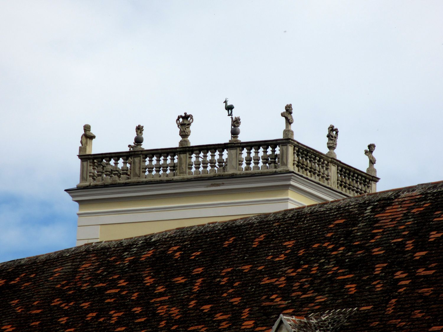 Detail Dach, Stift Heiligenkreuz