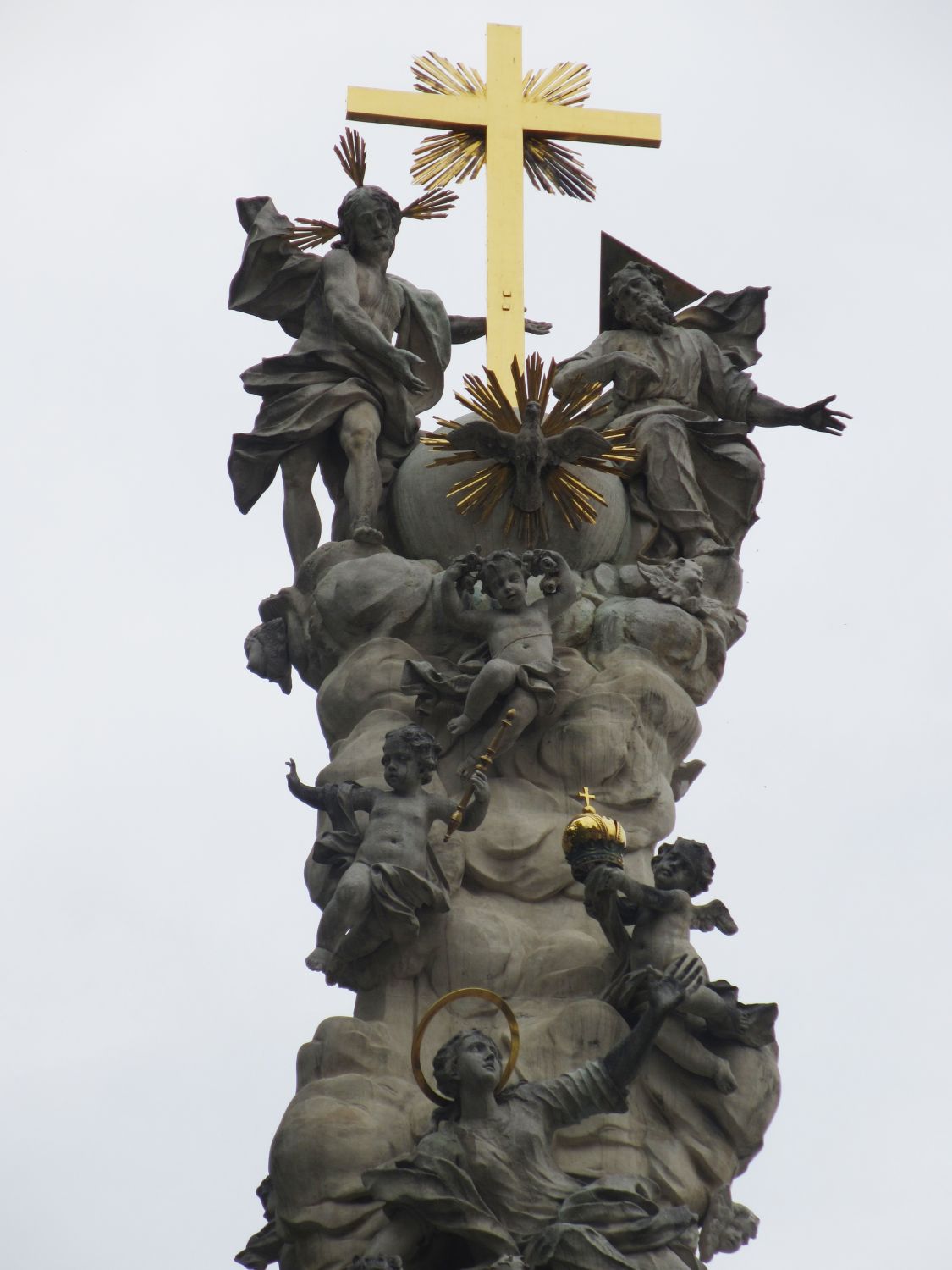 Detail Dreifaltigkeitssäule, Stift Heiligenkreuz