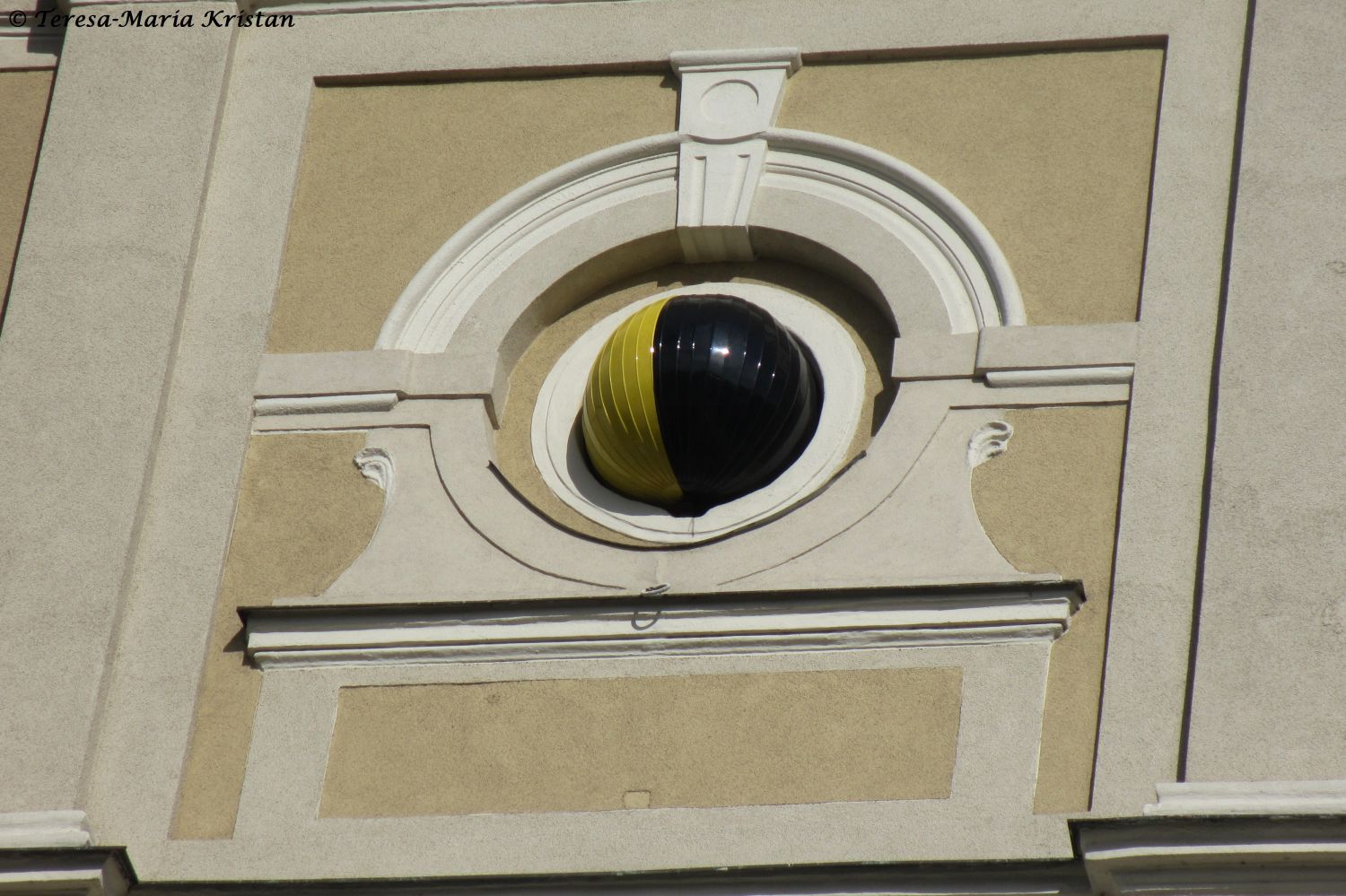 Detail Fassade Mondkirche Oradea