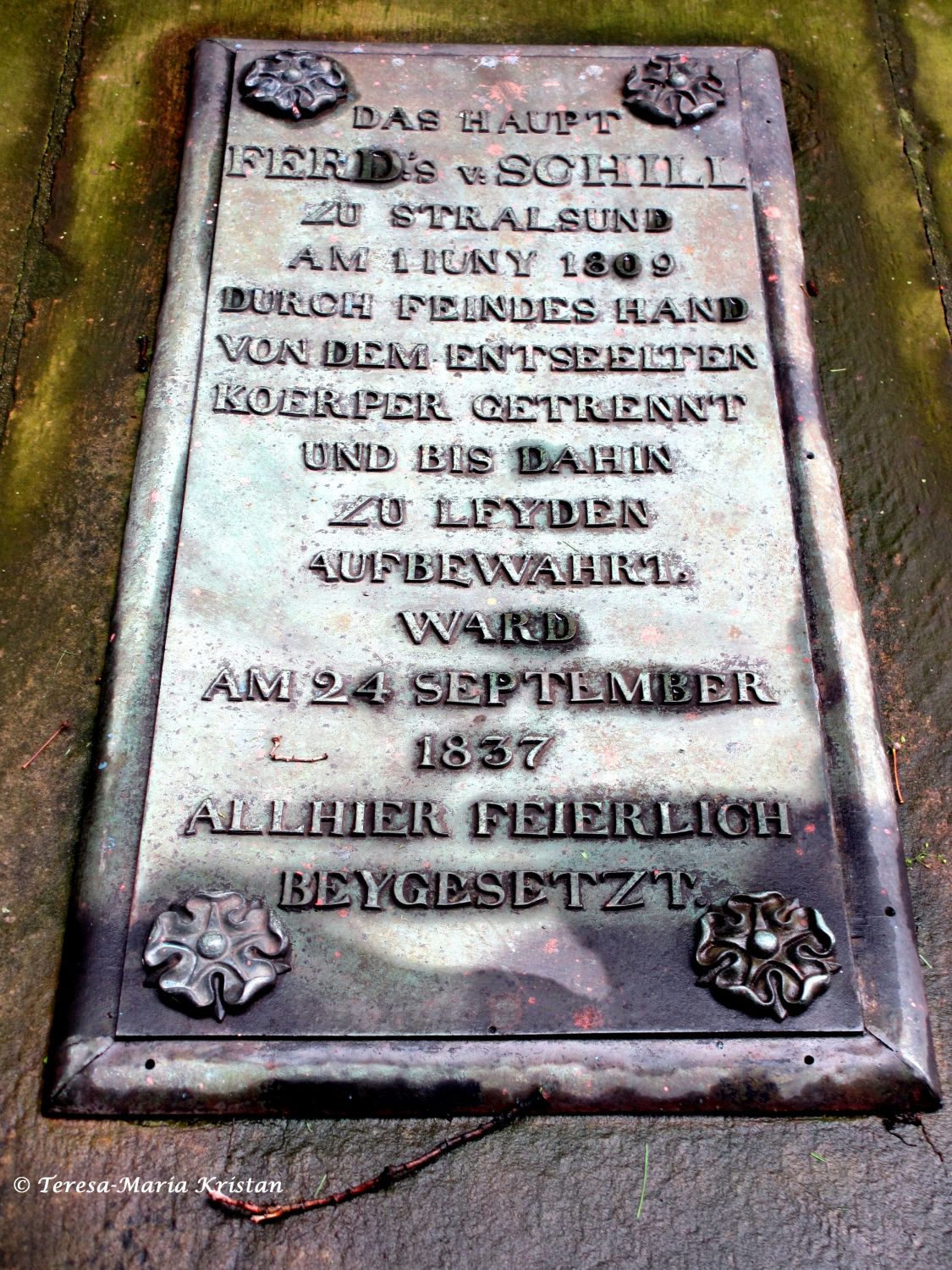 Detail Ferdinand von Schill-Denkmal in Braunschweig