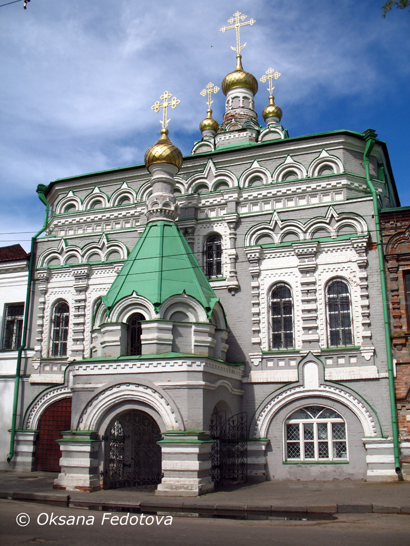 die Kirche am Klosterhof des Solovetskij Klosters in Archangelsk