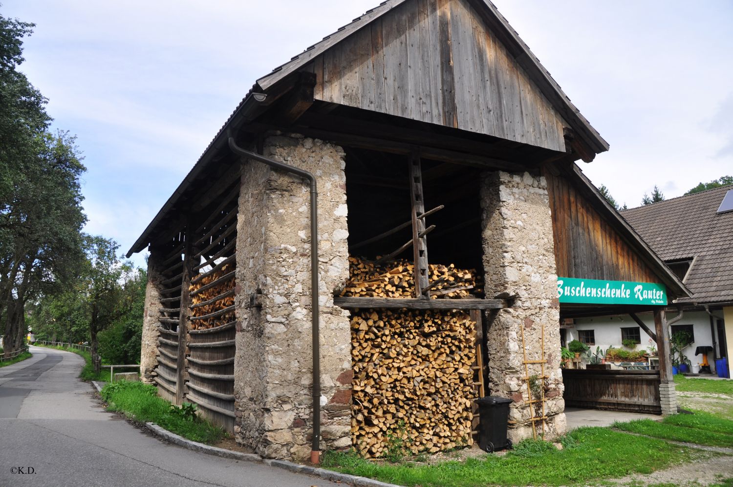 Doppelharpfe in Saak im Gailtal (Kärnten)