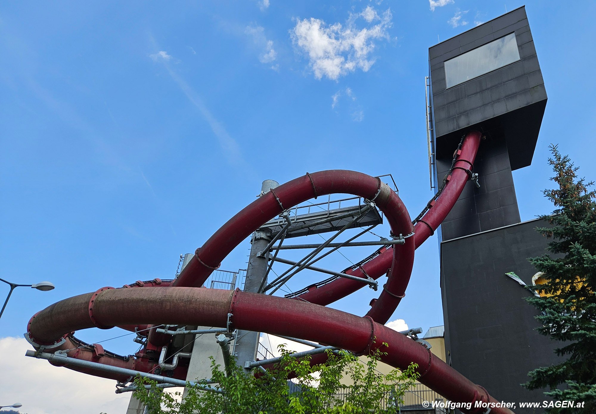 Doppellooping Wasserrutsche Wörgl