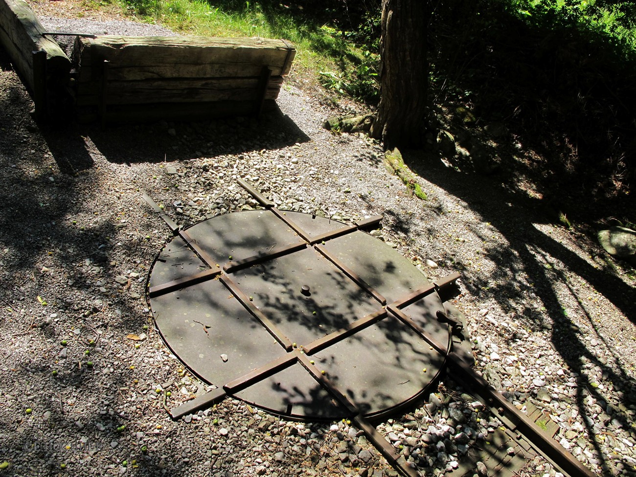 Drehkreuz im Feld-und Industriebahn-Museum in Freiland, Niederösterreich