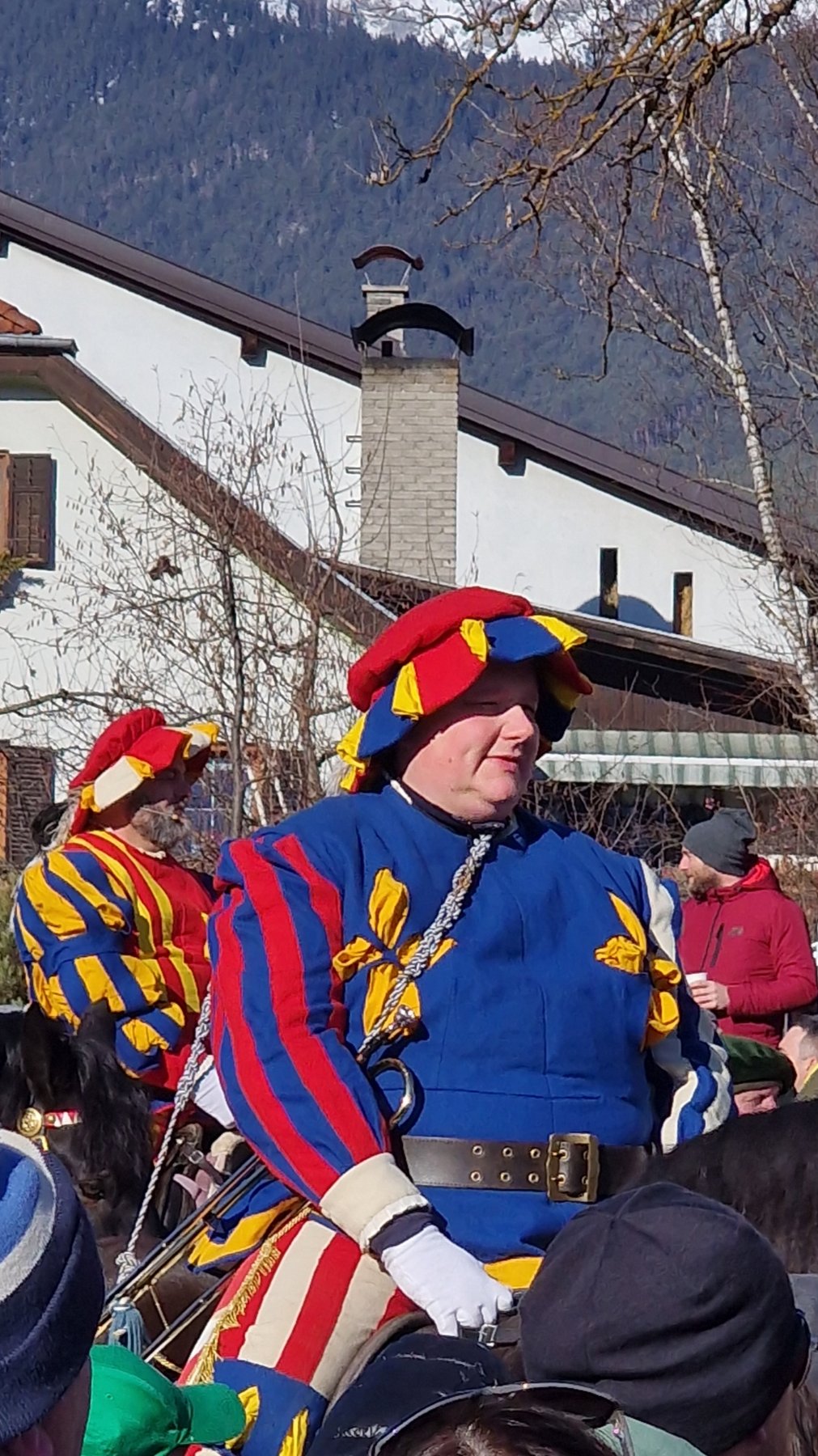 Einer der Herolde - Telfer Schleicherlaufen