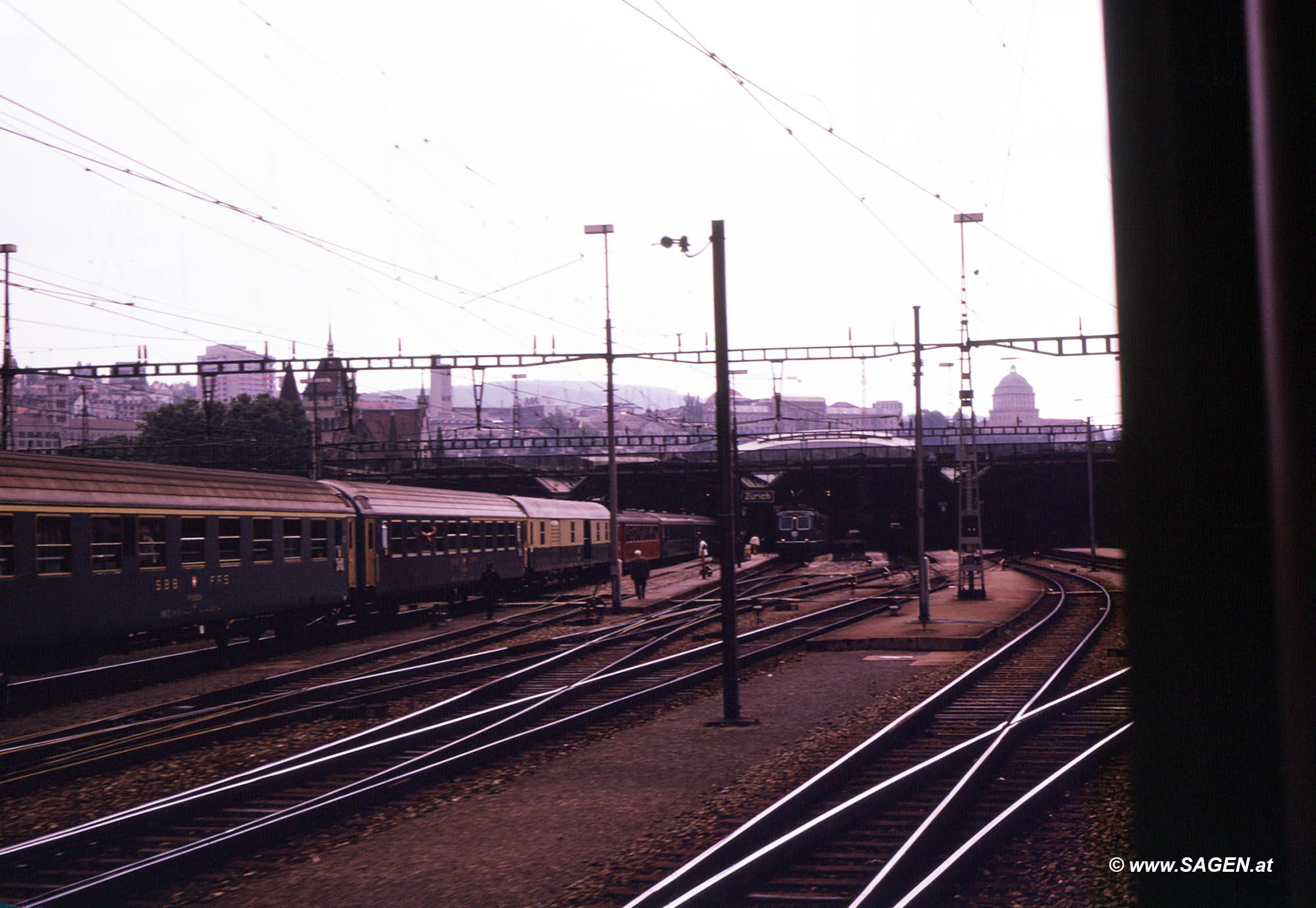 Einfahrt Bahnhof Zürich