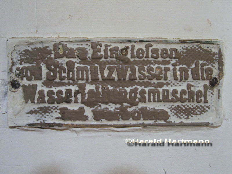 Eingießen verboten