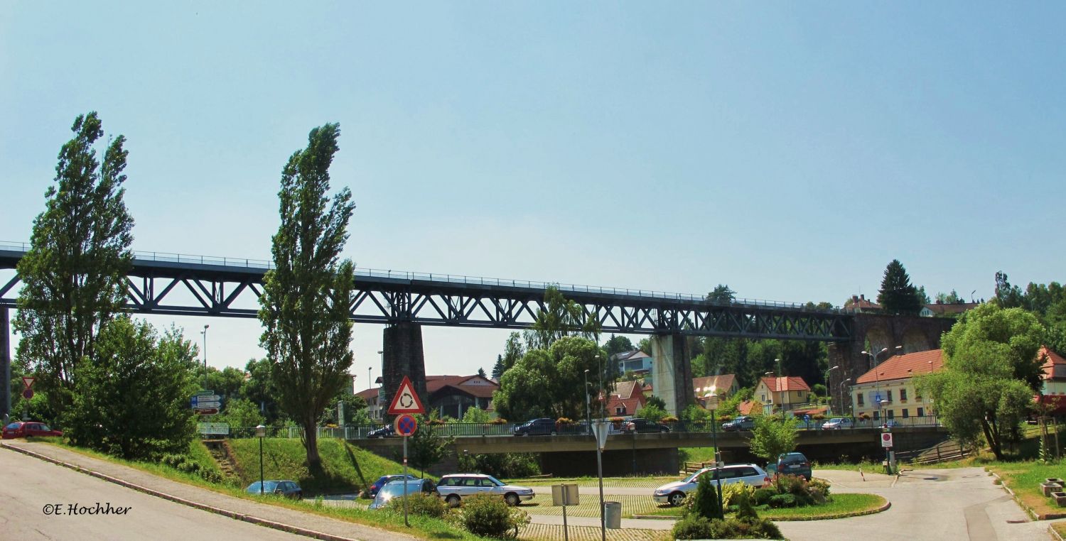 Eisenbahnbrücke über das Kamptal