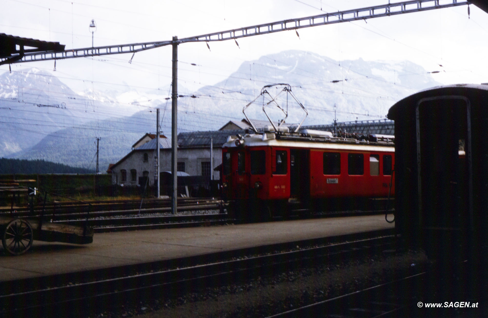 Eisenbahnmotiv Schweiz