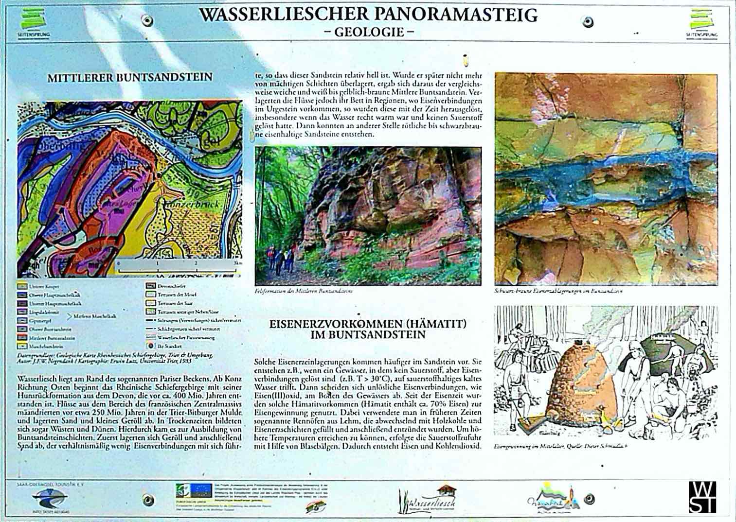 Eisenerz in Buntsandstein