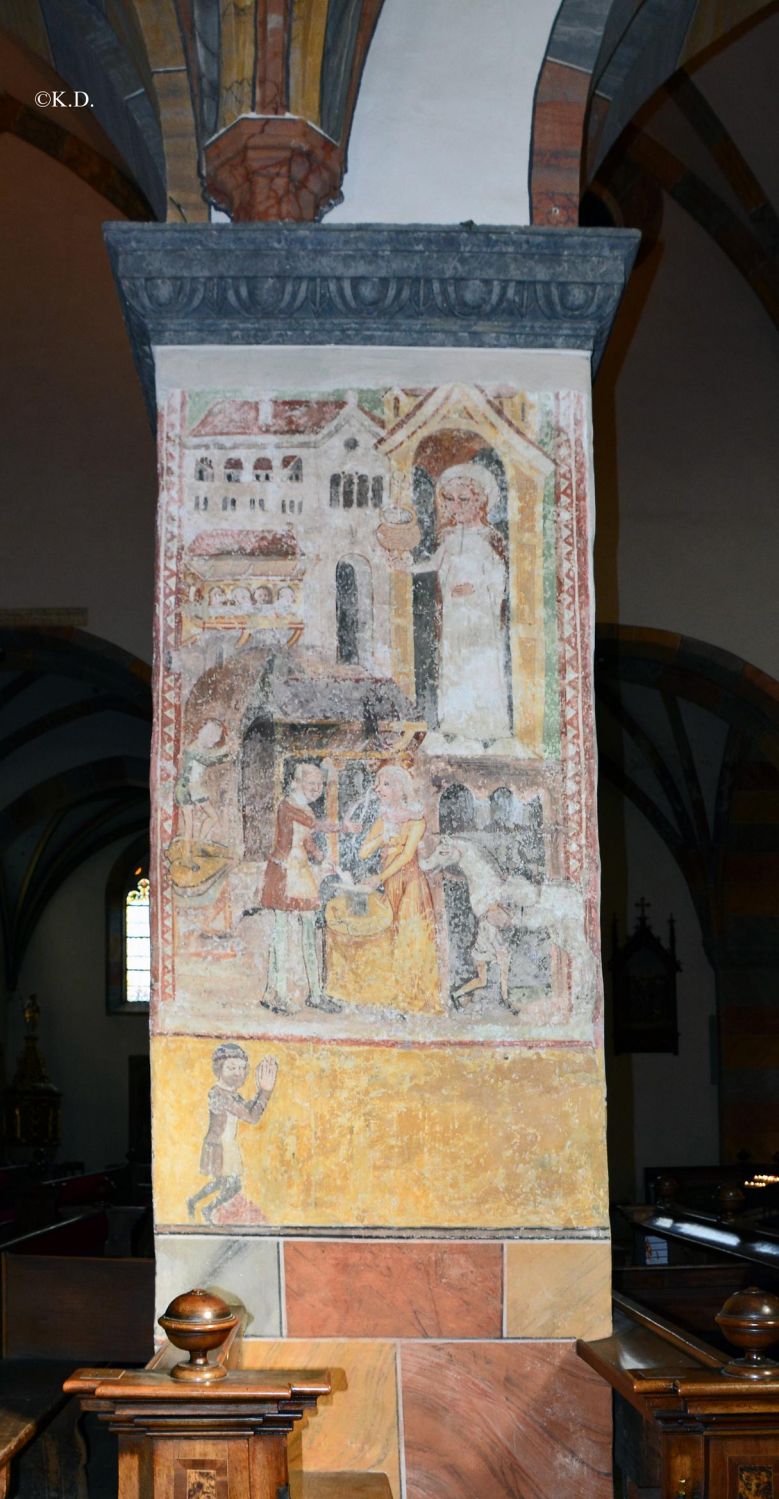 Eligiuslegende in der Stiftskirche von Millstatt