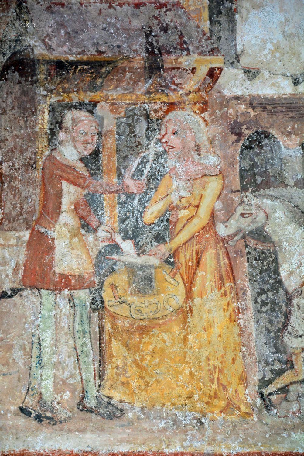 Eligiuslegende in der Stiftskirche von Millstatt