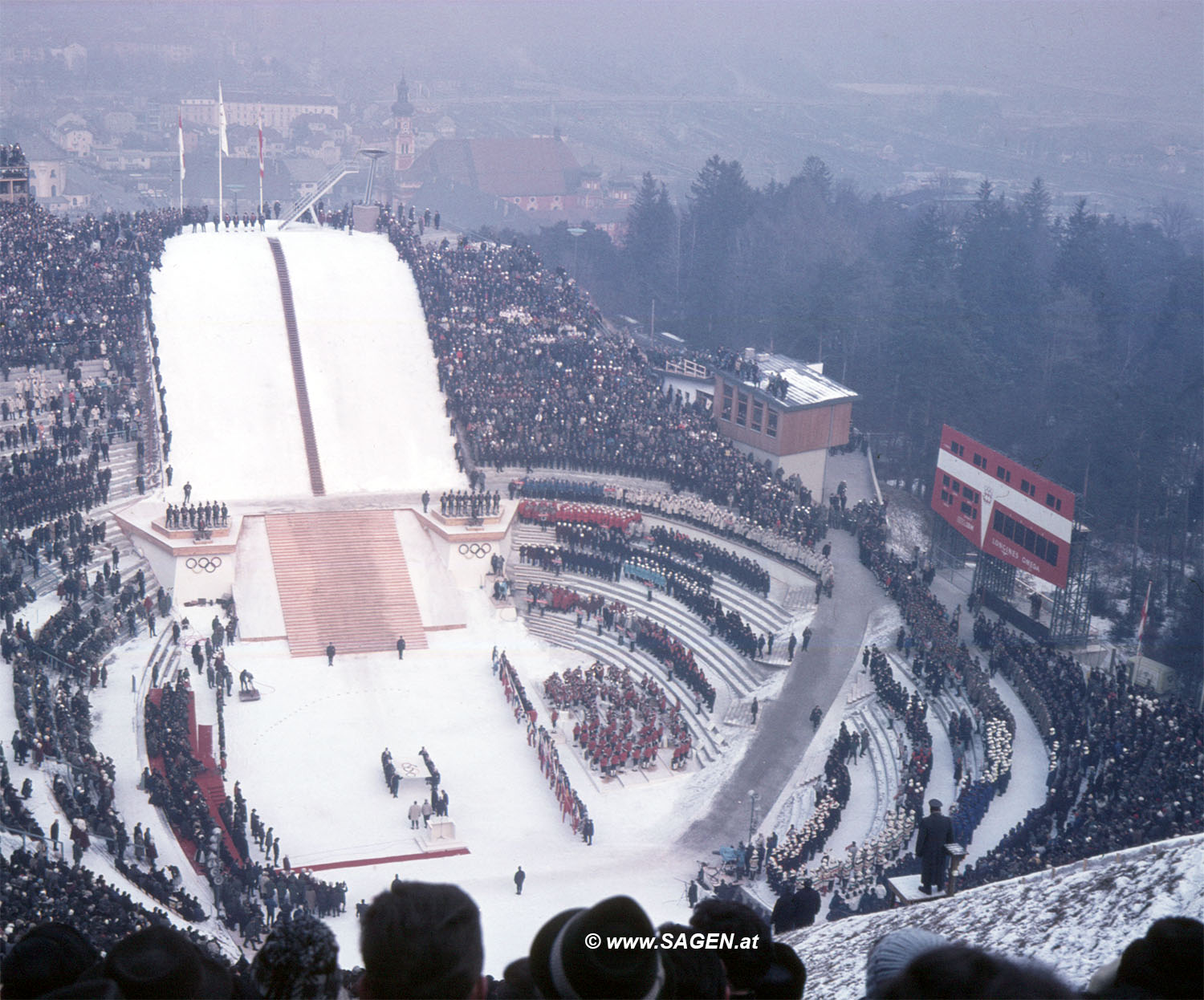 Eröffnungszeremonie Olympische Winterspiele Innsbruck 1964