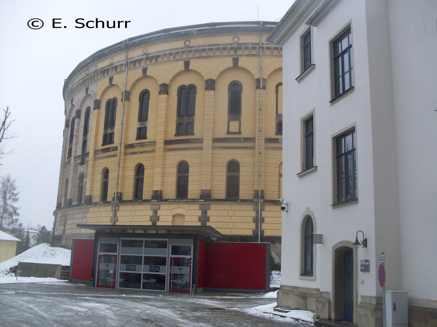 Erlwein-Gasbehälter  Dresden-Reick