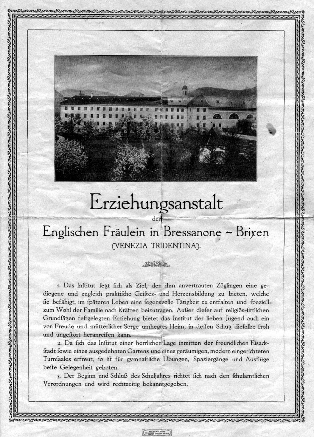 Erziehungsanstalt 1926