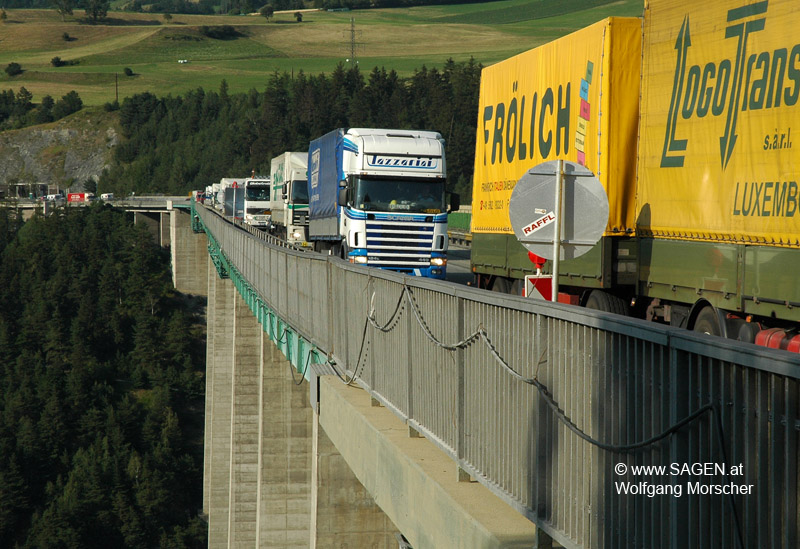 Europabrücke Schwingungen