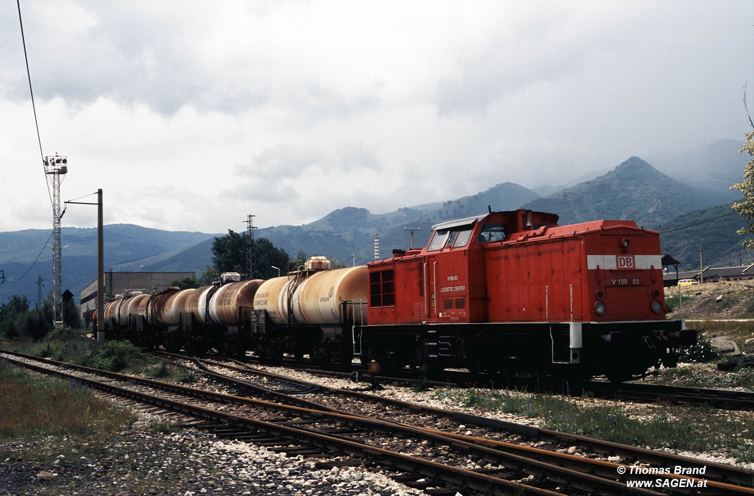 ex DB V100 bei Werksbahn in Pirdop