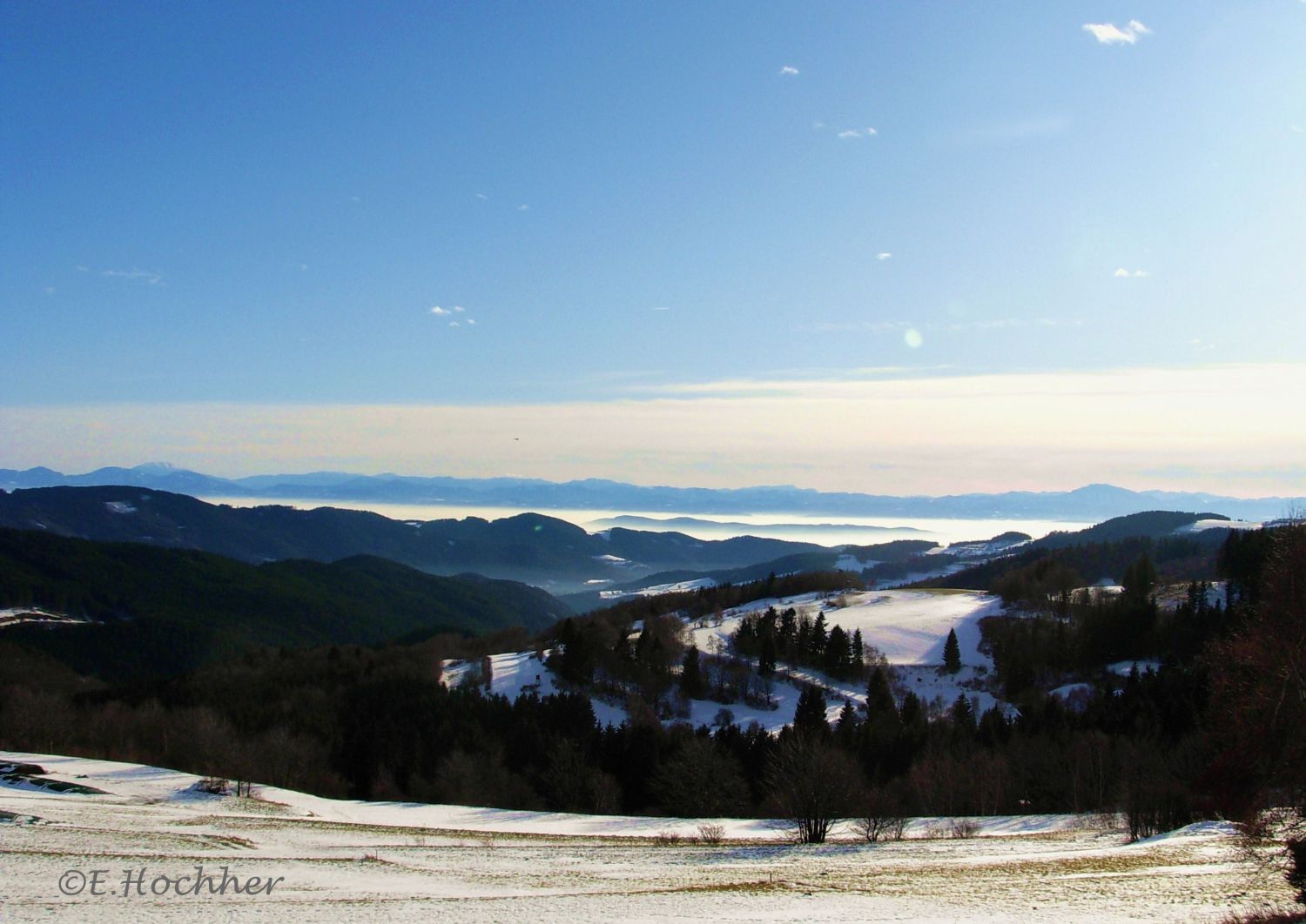 Föhn über dem Waldviertel