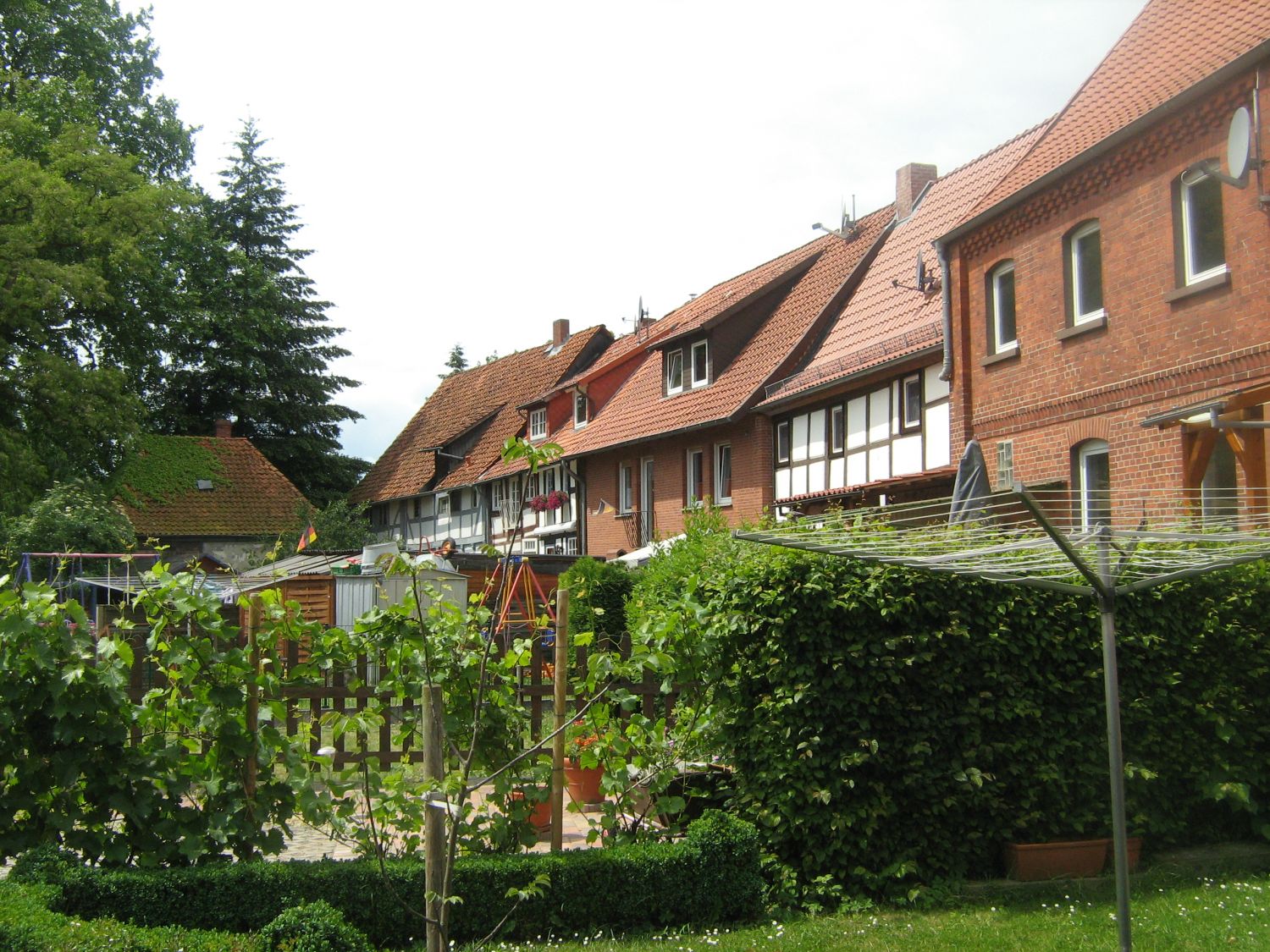 Fachwerkhäuser am Stift Fischbeck