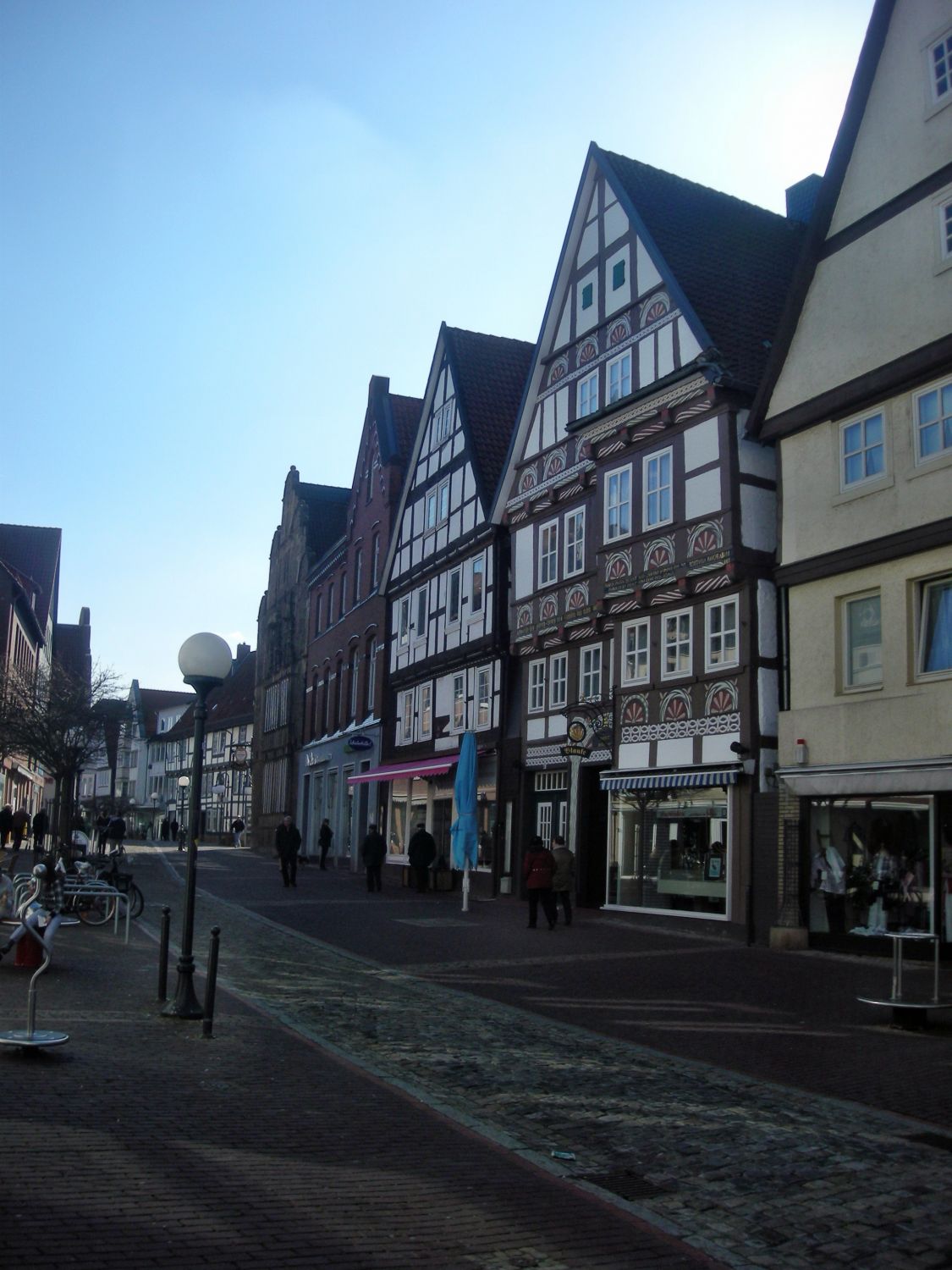 Fachwerkhäuser an der Niedernstraße in Stadthagen