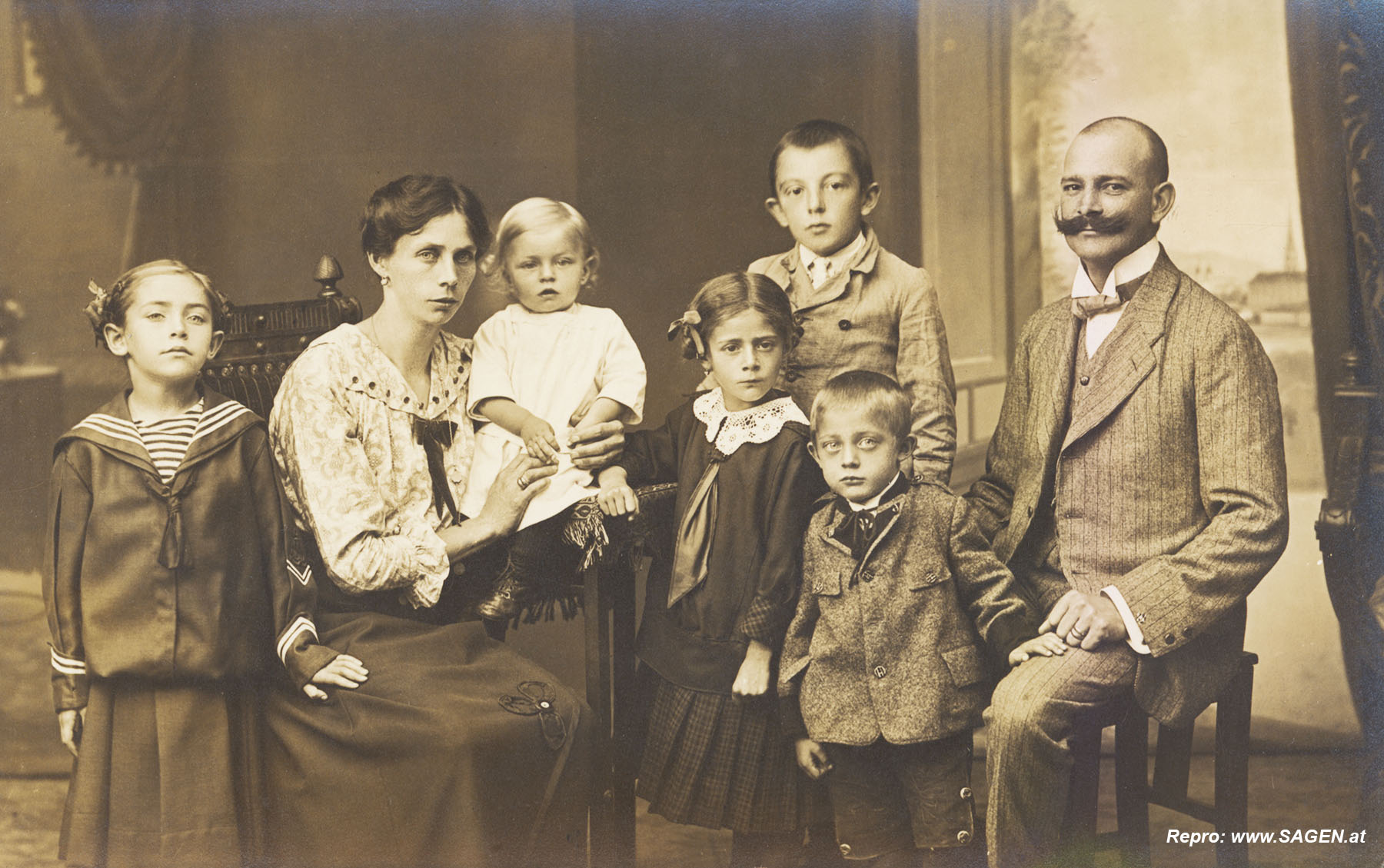 Familienportrait im Atelier