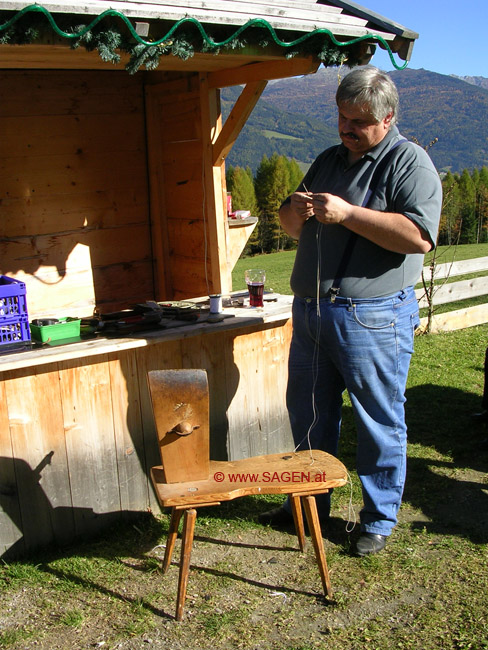 Federkielstickerei, Tirol