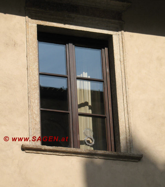 Fenster in Trient