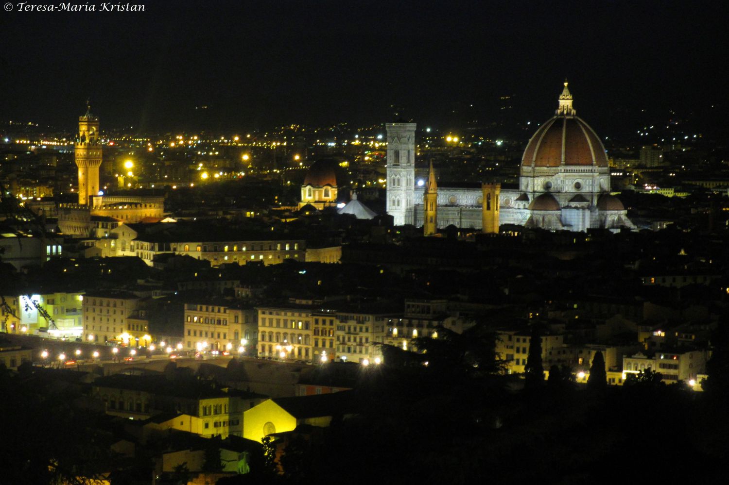 Florenz bei Nacht