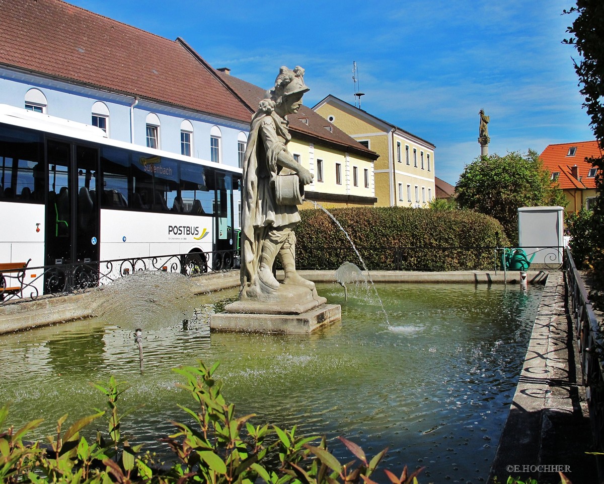 Floriani-Brunnen in Kirchberg am Walde